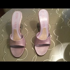 Anne Klein Lavender Heels; Sz 6